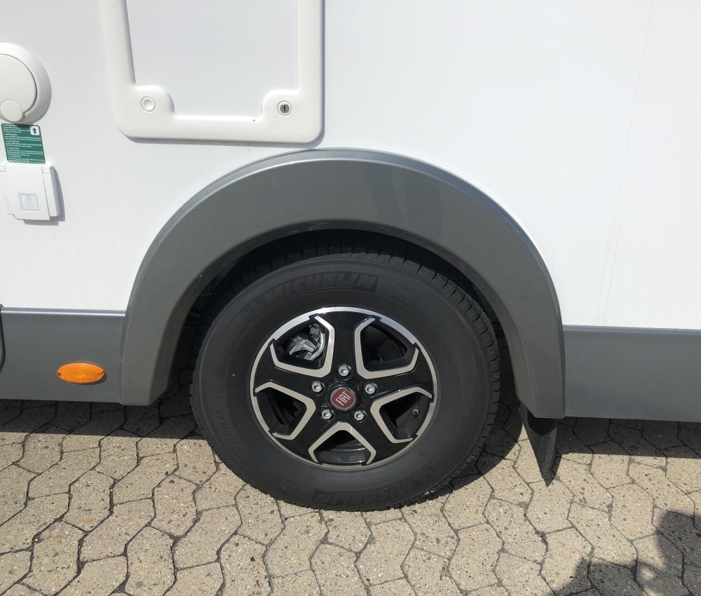  eine dreckige Felge