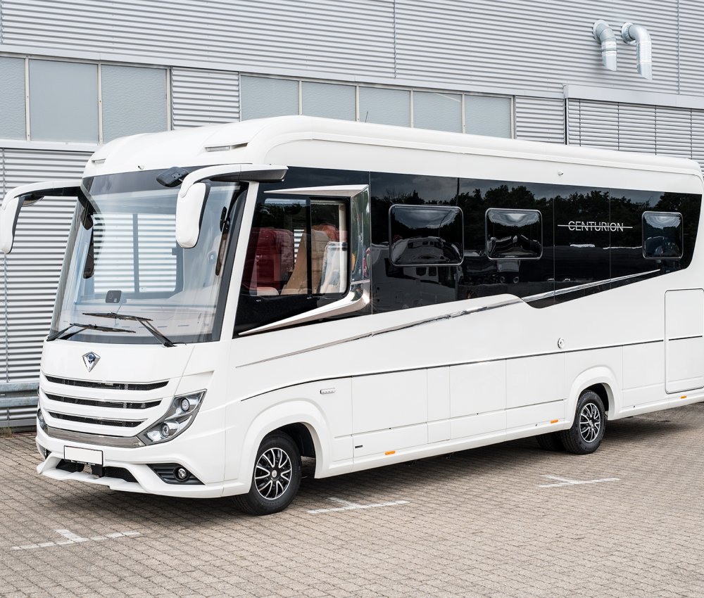 aufbereitetes Wohnmobil mit einer Lack-Beschichtung
